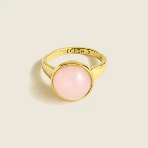 NWT J Crew Semiprecious Pink Stone Dot Ring